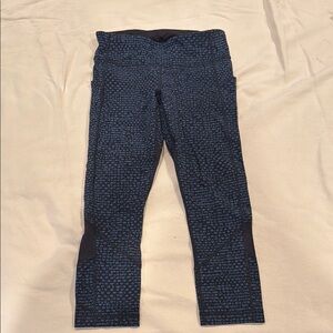 Lululemon Blue Patterned Leggings
